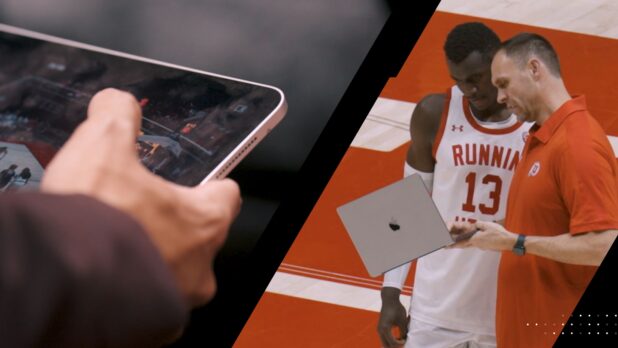 Real-time analysis available on the court with Hudl Replay